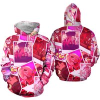 Helluva Boss Blitzo Moxxie Millie Loona Hazbin Hotel Hoodie, Hazbin Hotel Costume 3d Hoodie
