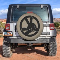 Spare Tire Cover Jeep Wave Steering Wheel Wave Tire Cover