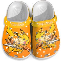 Personalized Pika Demon Clogs Shoes