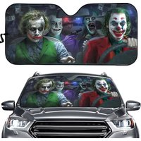 Funny Joker Brother Driving Auto Sun Shade