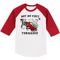 Not My First Tornadeo Twisters Movie 2024 Colorblock Raglan T-shirt