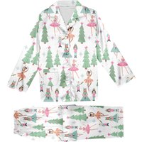 Christmas Nutcracker Ballet Pajama Set, Christmas Nutcracker Dream Ballet Pajama Set