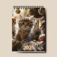 2025 Calendar | Adorable Cat Calendar | 2025 Monthly Planner