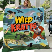 Customized Wild Kratts Quilt Blanket, Wild Kratts Birthday Party