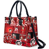 Betty Boop Personalized Leather Bag, Betty Boop Custom Handbag