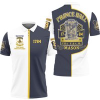 Prince Hall The Brotherhood Mason 3d Polo Shirt