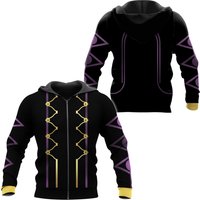 Emblem Robin Hoodie, 3d Cosplay Zip Hoodie