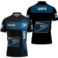 Personalized Postal Service Polo Shirt, United States Postal Logo Polo Shirt