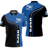 Postal Service Polo Shirt, United Sps 3d Printed Polo Shirt
