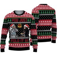 You Just Fold It In Vintage Ugly Christmas Sweater