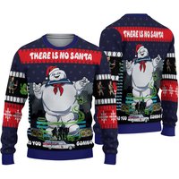 There Is No Santa Ghostbusters Ugly Christmas Sweater, Christmas Sweater