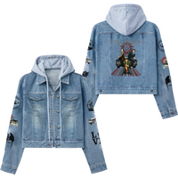 Supernatural Themed Denim Jacket For Fans