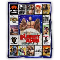 Planet Of The Apes Blankets Planet Of The Apes Fleece Blanket