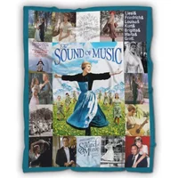The Sound Of Music Blanket Broadway Musicals Fleece Blanket
