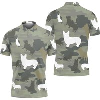 Corgi Dog Lover Golf Polo Shirt