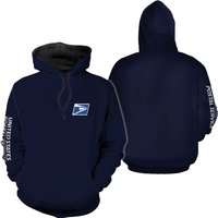 Postal Service Chest 3d Hoodie