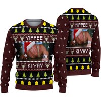 Yippee Ki Yay Ugly Dia Hard Christmas Sweater, Christmas Sweater