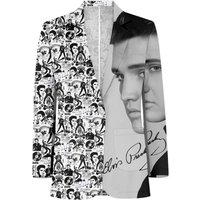 Elvis Presley Casual Blazer, Elvis Presley Casual Shirt, King Of Rock And Roll Blazer