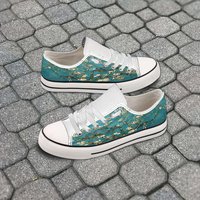 Van Gogh Almond Blossom Women's Low Top Sneaker