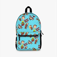 Funny And Cute Curious George Monky Backpack
