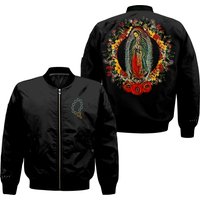 La Virgen De Guadalupe Women's Bomber Jacket