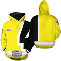 S.p.d Ranger 3d Full Print Costume, Yellow Rannger Christmas Cosplay 3d Hoodie