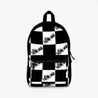 B182 Beat: Classic Black & White Checkered Backpack