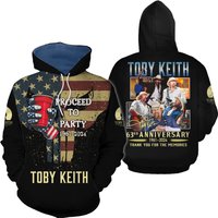 Toby Keith 2024 Hoodie - Tour Zip Up