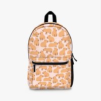 Capybara Cute Blobs Pattern - Cartoon Capybara Pack Backpack
