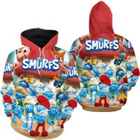 Smuurfs 3d Hoodie
