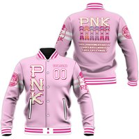 Personalized Monster University Pnk Uniform Baseball Jacket