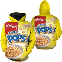 Cereal Corn Pops Halloween 3d Hoodie