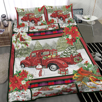 Red Truck Christmas Bedding Sets