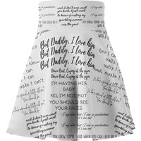 Ttpd Quotes Women's Skater Skirts, Taylor Inspired Skirts,gifts For Fan