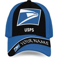 Personalized Name Us Proud Postal Worker 3d Baseball Caps, Postal Worker Hats
