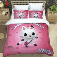 Gabby's Dollhouse Bedding Sets Birthday Gift
