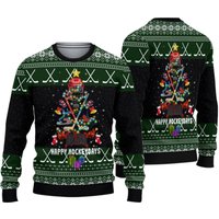 Hockey Unisex 3d Ugly Christmas Sweater