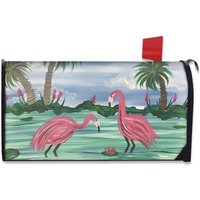 Hand Standard Maibox Cover, Flamingos Maibox Cover