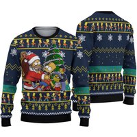 Santa Simpsons Ugly Christmas Sweater