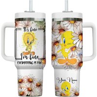 Tweety 40oz Tumbler, Tweety Tumbler
