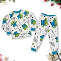 Aliens Planet Pajamas Set, Aliens Christmas Family