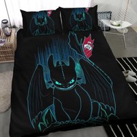 How To Train Your Dragon Bedding 2pcs Bed Set Duvet/quilt Cover Pillowcase