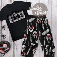 Ghostface Halloween Pajamas Set - Scary Movie Sleepwear
