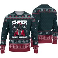 Cheer Disturbing Ugly Christmas Sweater