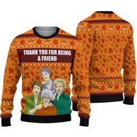 The Golden Girl Thank You For Being A Friend Christmas Unisex Woolen Sweater
