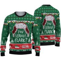 You Serious Clark Ugly Knitted Christmas Sweater