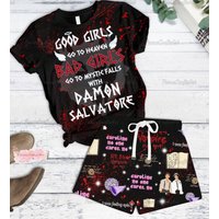 Vampire Diaries Short Pajamas Set, Hello Brother Pajamas