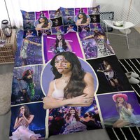 Olivia Rodrigo In Colourful Edit Quilt Duvet Cover Set Bedding Sets