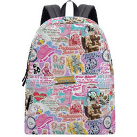 Queen Of Country Dolly Backpack, Collage Bag That's Perfect For School Or Carrying Your Laptop