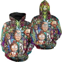 Rick And Morty 3d Hoodie